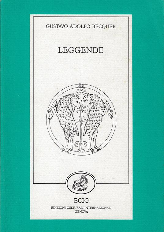 Leggende - Gustavo Adolfo Bécquer - copertina
