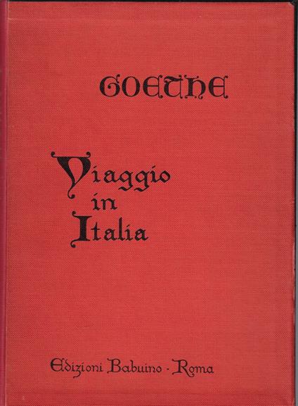 Viaggio in Italia - copertina