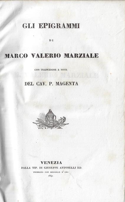 Gli epigrammi - copertina