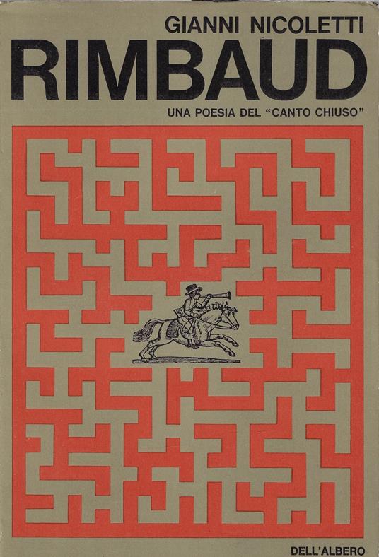 Rimbaud : una poesia del canto chiuso - Gianni Nicoletti - copertina