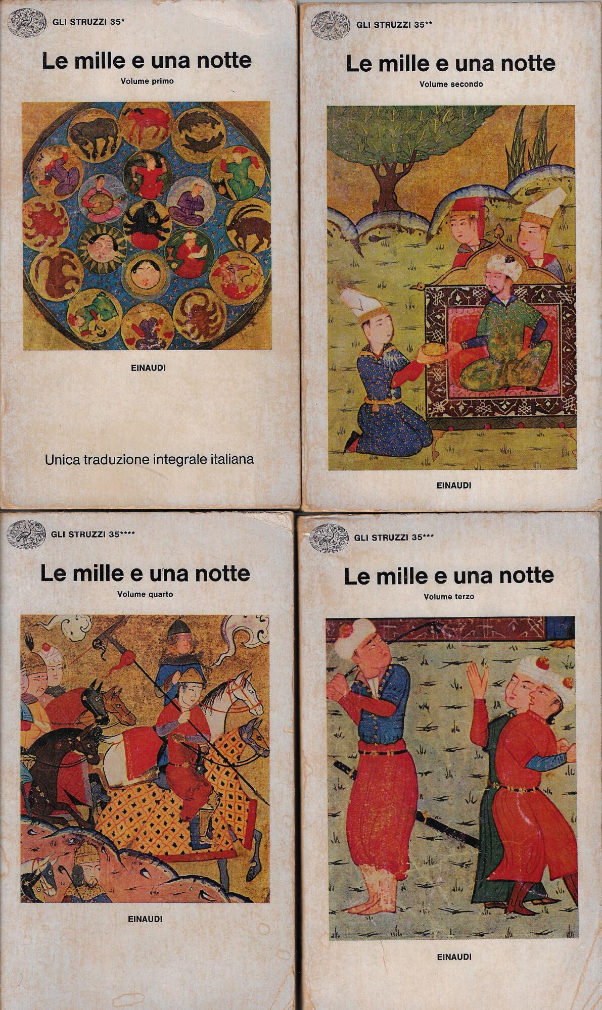 Le mille e una notte (quattro volumi)