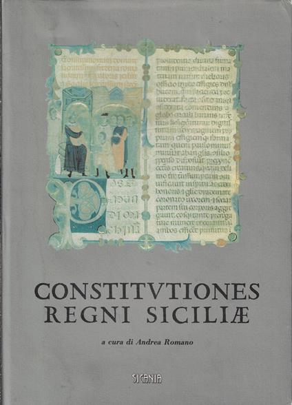 Constitutiones regni Sicilia - Gaetano Carcani - copertina
