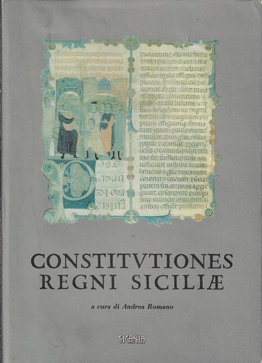 Constitutiones regni Sicilia - Gaetano Carcani - copertina