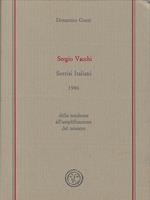 Sergio Vacchi : Sorrisi italiani 1986 : della tendenza all'amplificazione del mistero