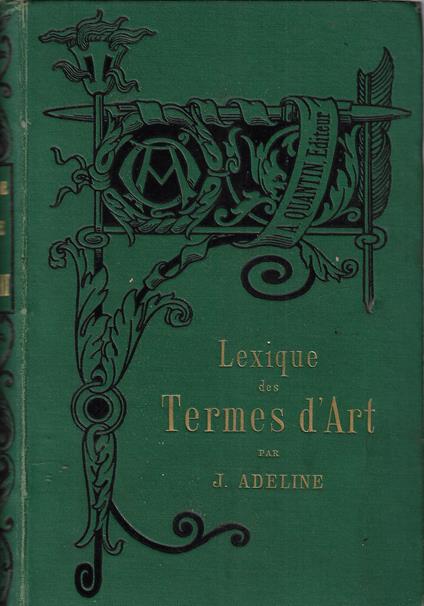Lexique des termes d'art - Jules Adeline - copertina