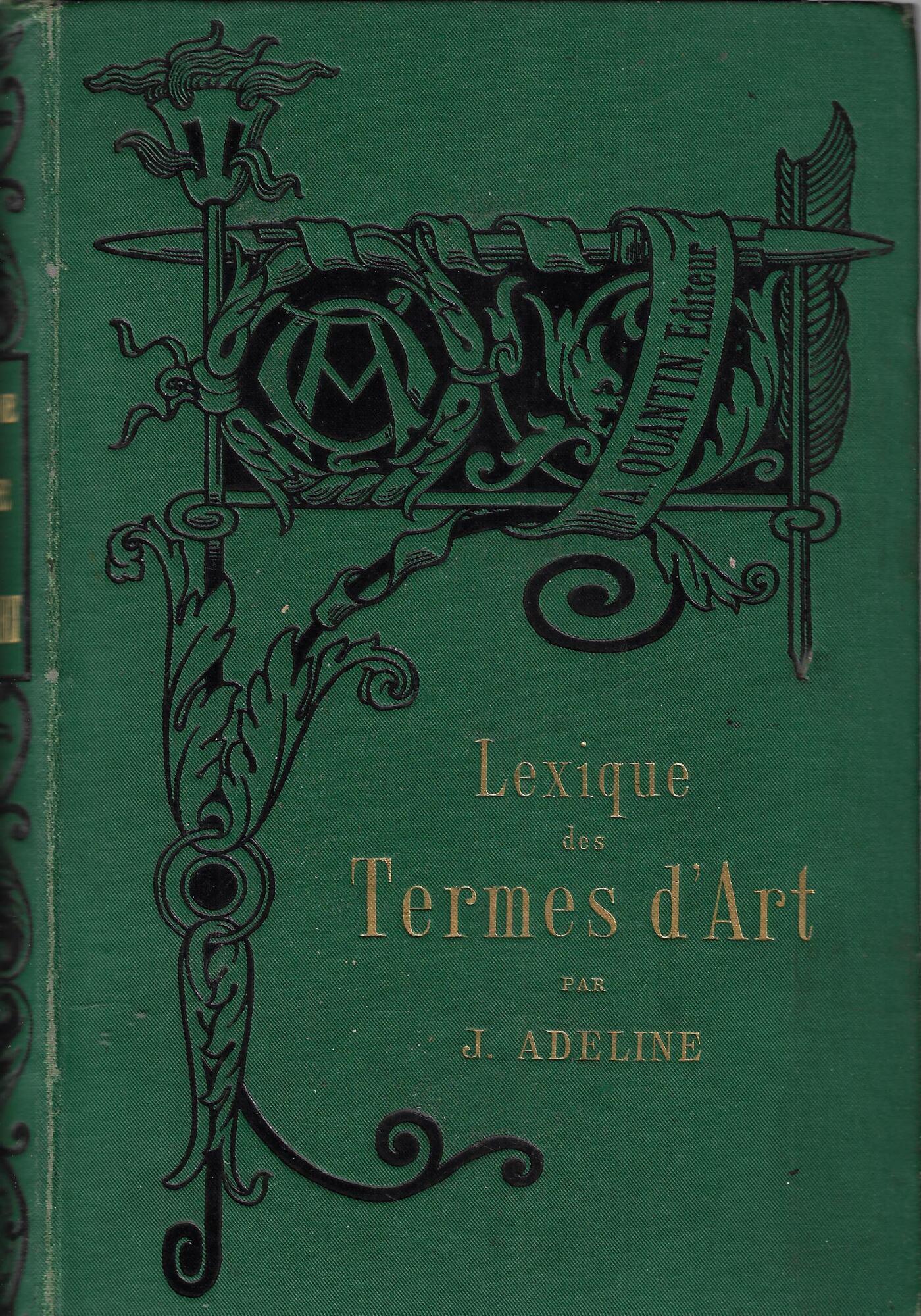 Lexique des termes d'art