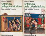 Antologia della poesia italiana : dalle origini al Trecento (due volumi)
