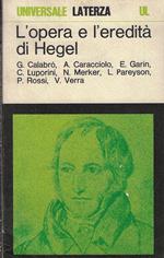 L' opera e l'eredità di Hegel