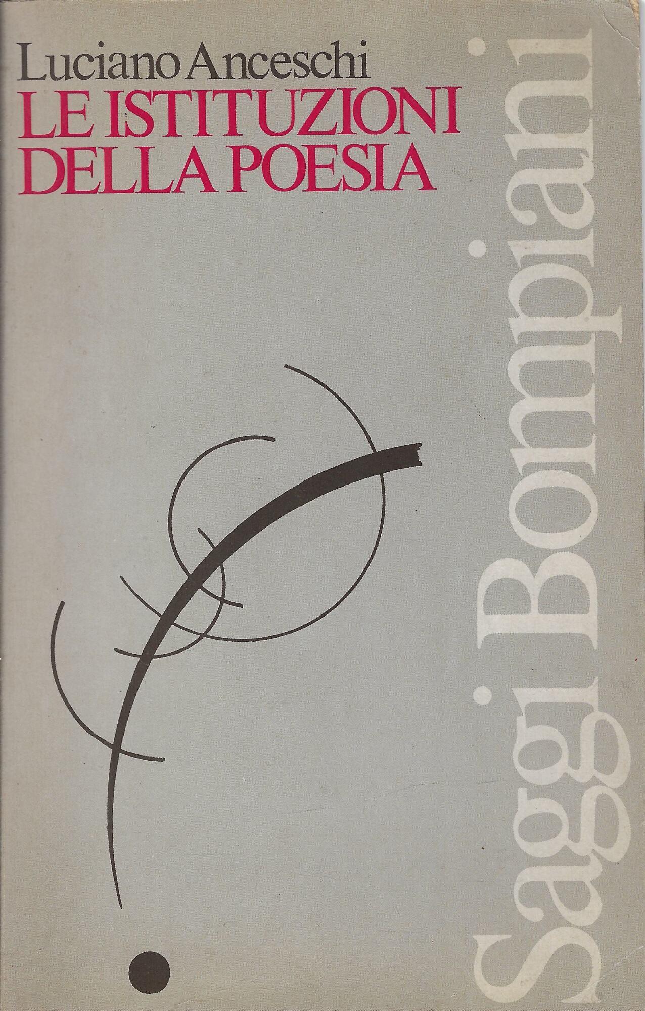 Le istituzioni della poesia