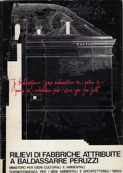 Rilievi di fabbriche attribuite a Baldassarre Peruzzi - copertina