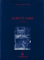 Scritti vari (1879-1900)