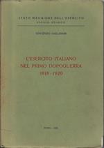 L' esercito italiano nel primo dopoguerra, 1918-1920