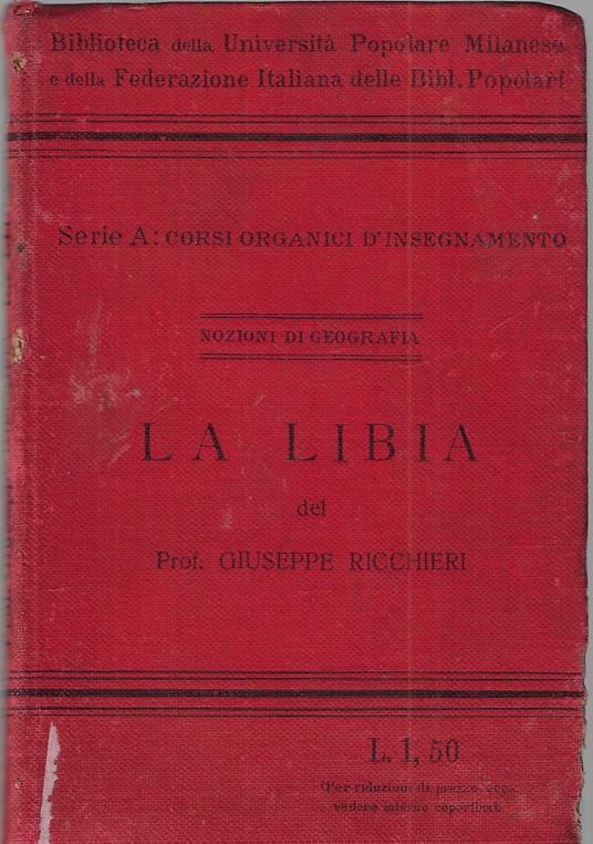 La Libia - Giuseppe Ricchieri - copertina