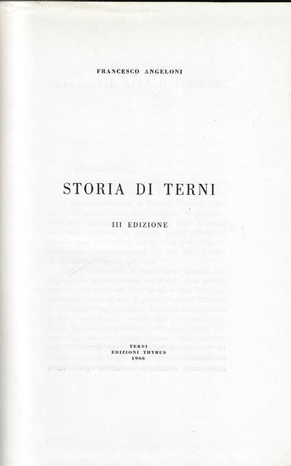Storia di Terni - copertina