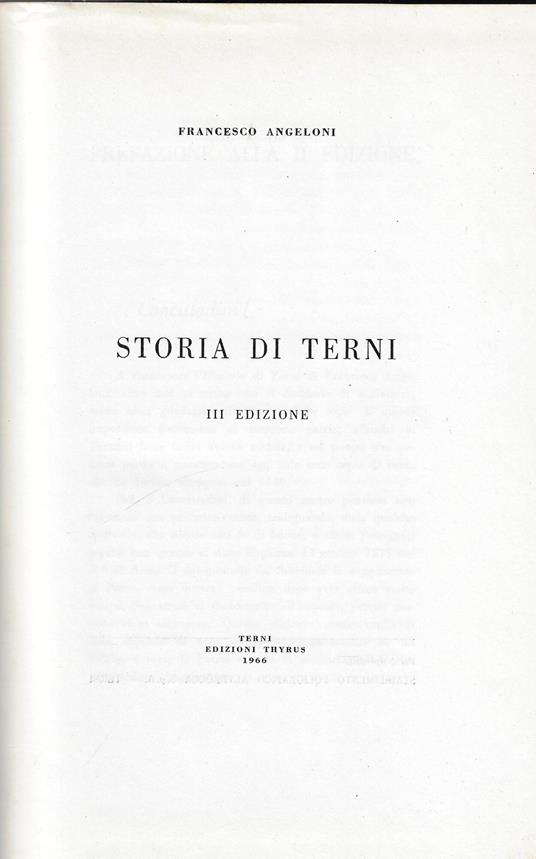 Storia di Terni - copertina