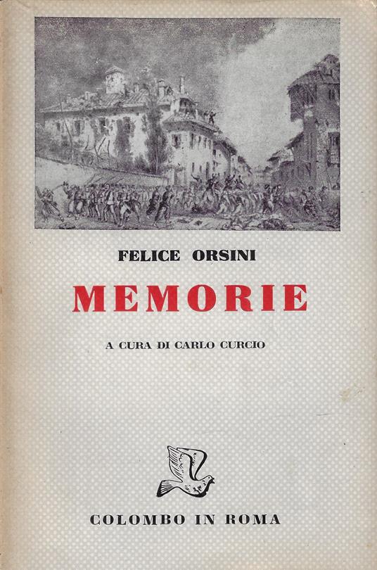 Memorie - Felice Orsini - copertina