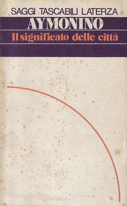 Il significato delle città - Carlo Aymonino - copertina
