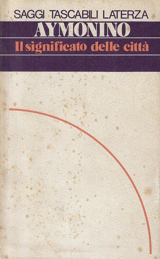Il significato delle città - Carlo Aymonino - copertina