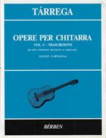Opere per chitarra vol. 4: Trascrizioni