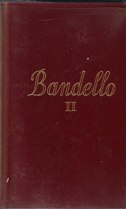 Tutte le opere di Matteo Bandello (due volumi) - Matteo Bandello - copertina