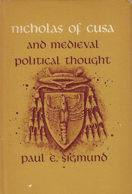 Nicholas of Cusa and medieval political thought - copertina