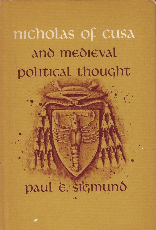 Nicholas of Cusa and medieval political thought - copertina