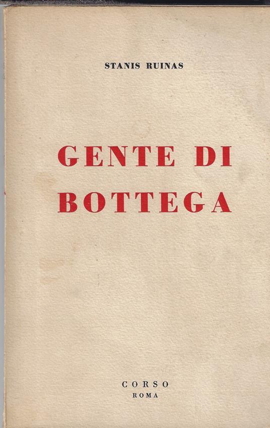 Gente di bottega - copertina