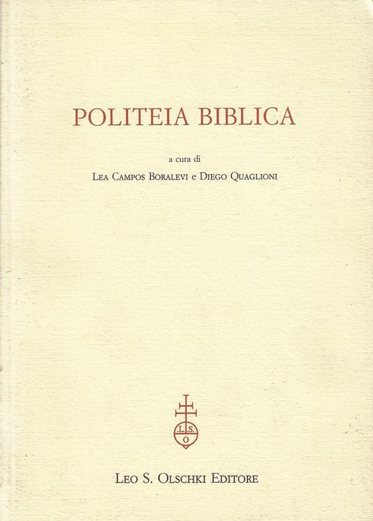 Politeia biblica - copertina