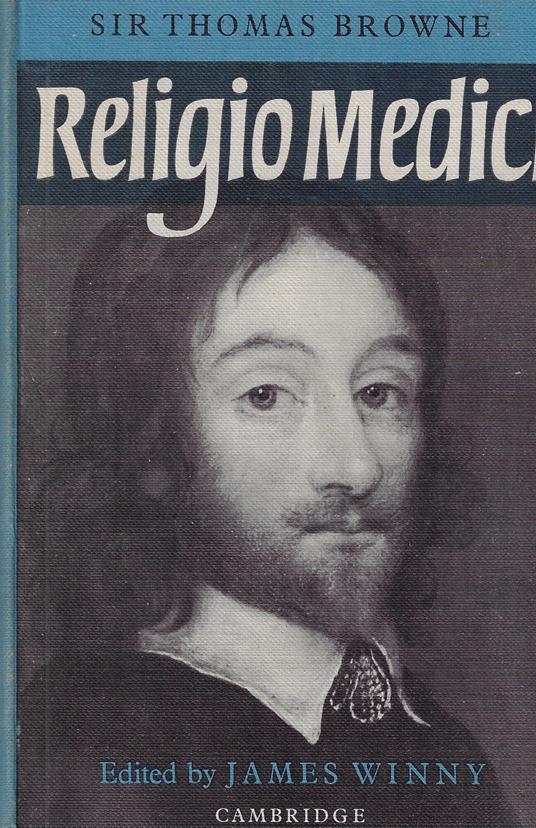 Religio medici - Thomas Browne - copertina