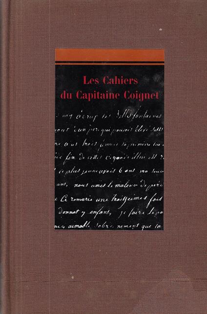 Les cahiers du capitaine Coignet - copertina
