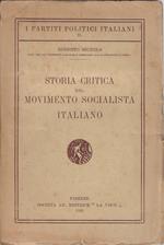 Storia critica del movimento socialista italiano : dagli inizi fino al 1911