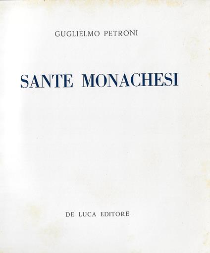 Sante Monachesi - Guglielmo Petroni - copertina