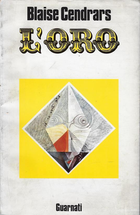 L' oro - Blaise Cendrars - copertina