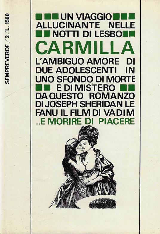 Carmilla - Joseph Sheridan Le Fanu - copertina