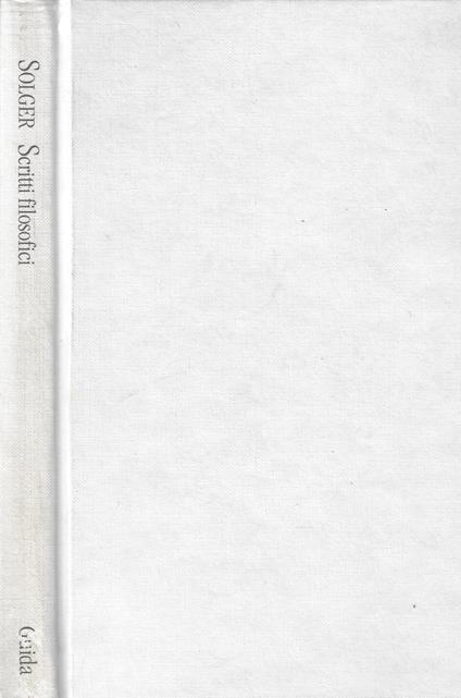 Scritti filosofici - copertina