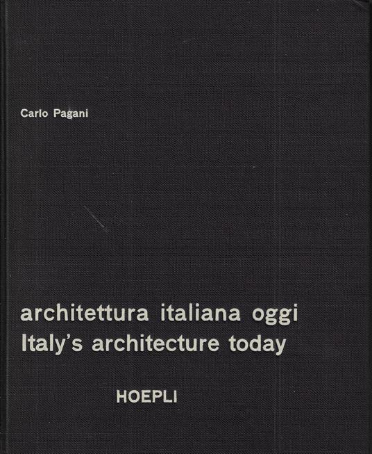 Architettura italiana oggi - Carlo Pagani - copertina