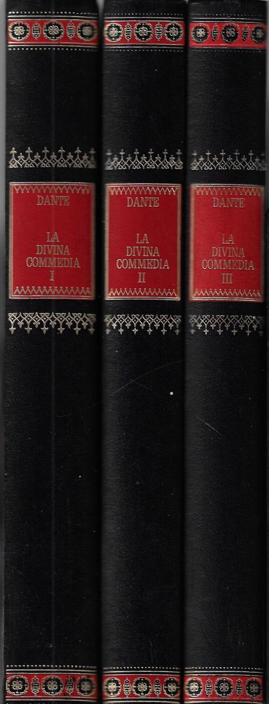 La Divina Commedia. 3 voll - Dante Alighieri - copertina