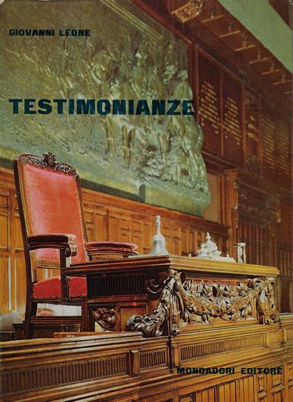 Testimonianze - Giovanni Leone - copertina