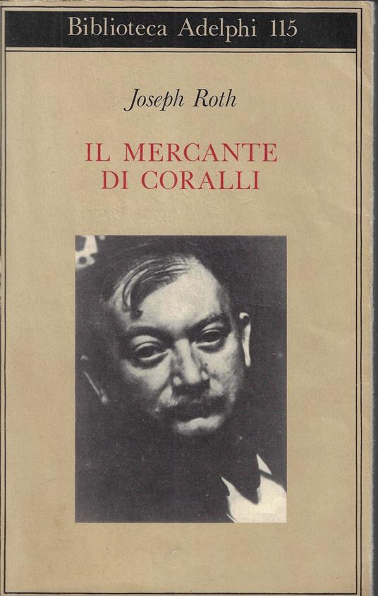 Il mercante di coralli - Joseph Roth - copertina