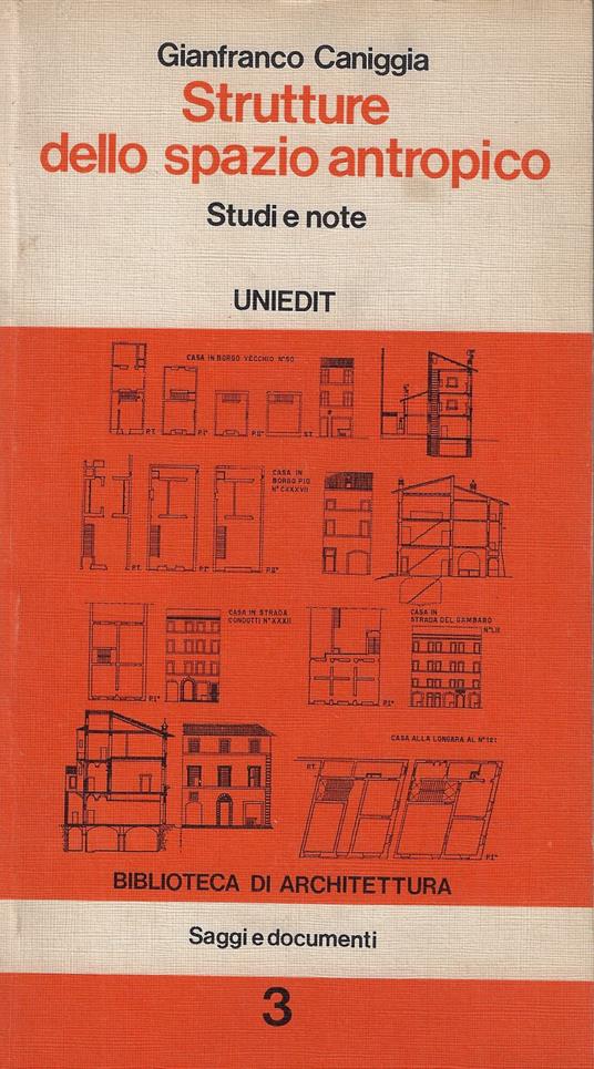 Strutture dello spazio antropico : studi e note - copertina