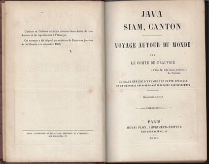 Java, Siam, Canton : voyage autour du monde - copertina