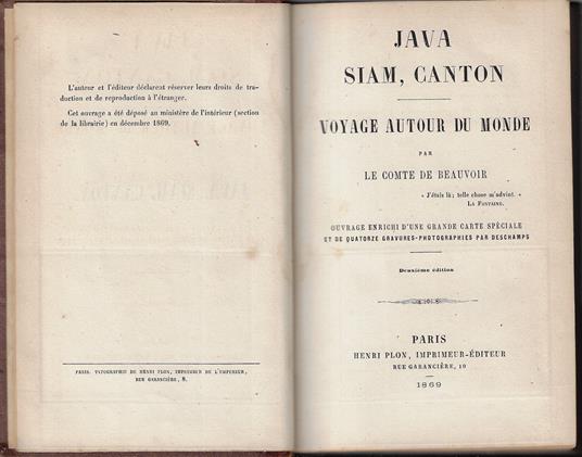 Java, Siam, Canton : voyage autour du monde - copertina