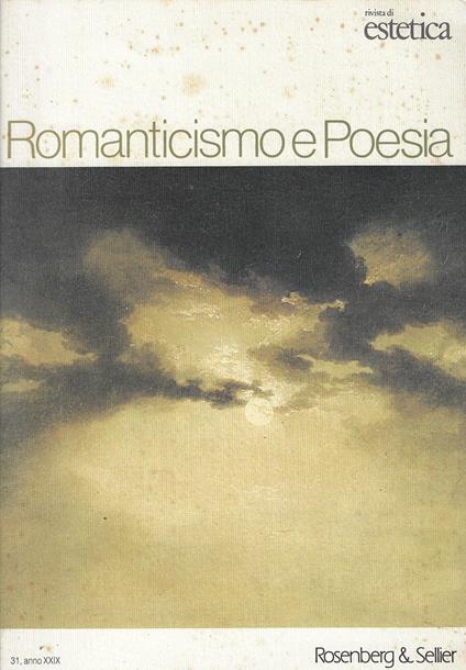 Romanticismo e poesia - copertina