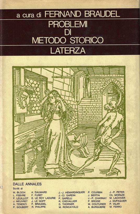Problemi di metodo storico - copertina