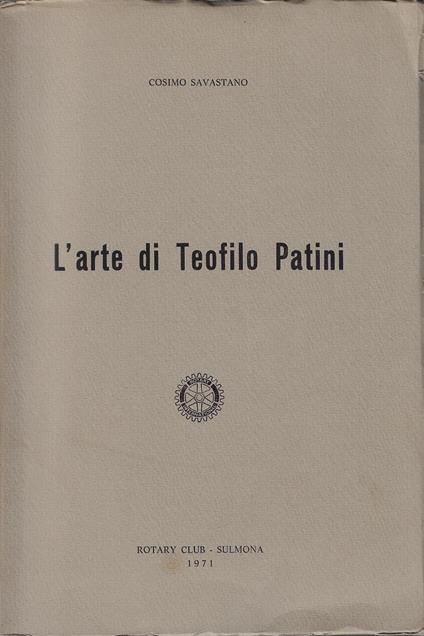 L' arte di Teofilo Patini - copertina