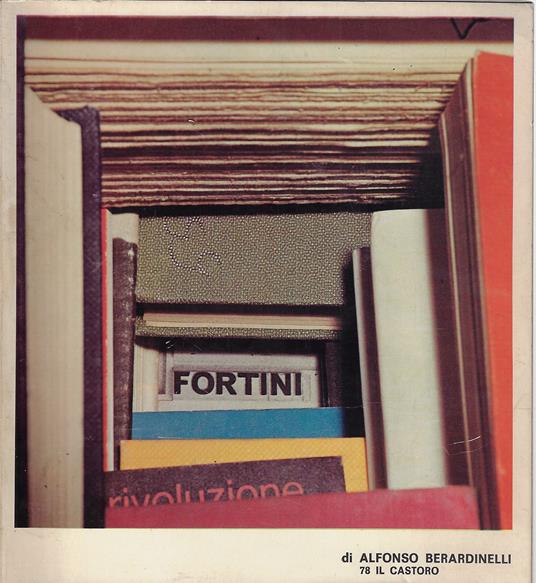 Franco Fortini - Alfonso Berardinelli - copertina