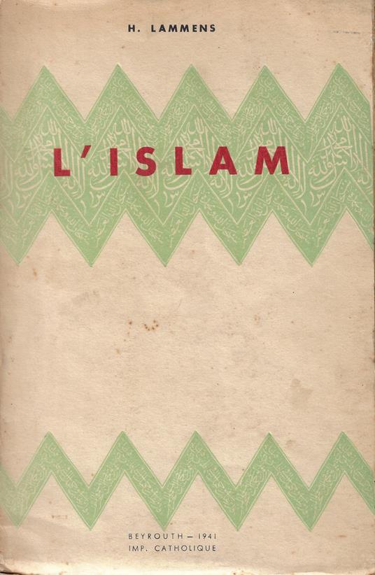 L'Islam : croyances et institutions - copertina