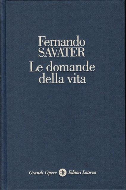 Le domande della vita - Fernando Savater - copertina