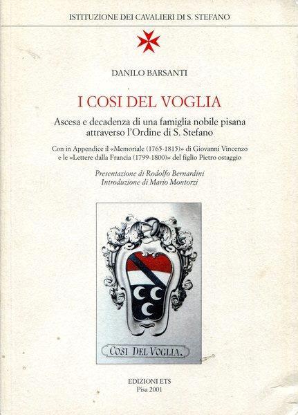 I Cosi Del Voglia - Danilo Barsanti - copertina