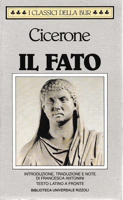 Il fato - M. Tullio Cicerone - copertina